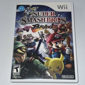 Super Smash Bros. Brawl (Nintendo Wii, 2008) CIB Complete Very Good TESTED!