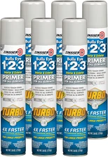 343748-6PK Bulls Eye 1-2-3 Turbo Primer Spray, 26 Oz, Gray, 6 Pack