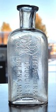 H. M. Parchen & Co. Druggists Helena, Montana Monogram 2 oz. 4 1/8" 