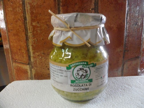 Rosolata De Courgettes Pot en Verre 314 ML Produit Artisanat Calabre - Afbeelding 1 van 1