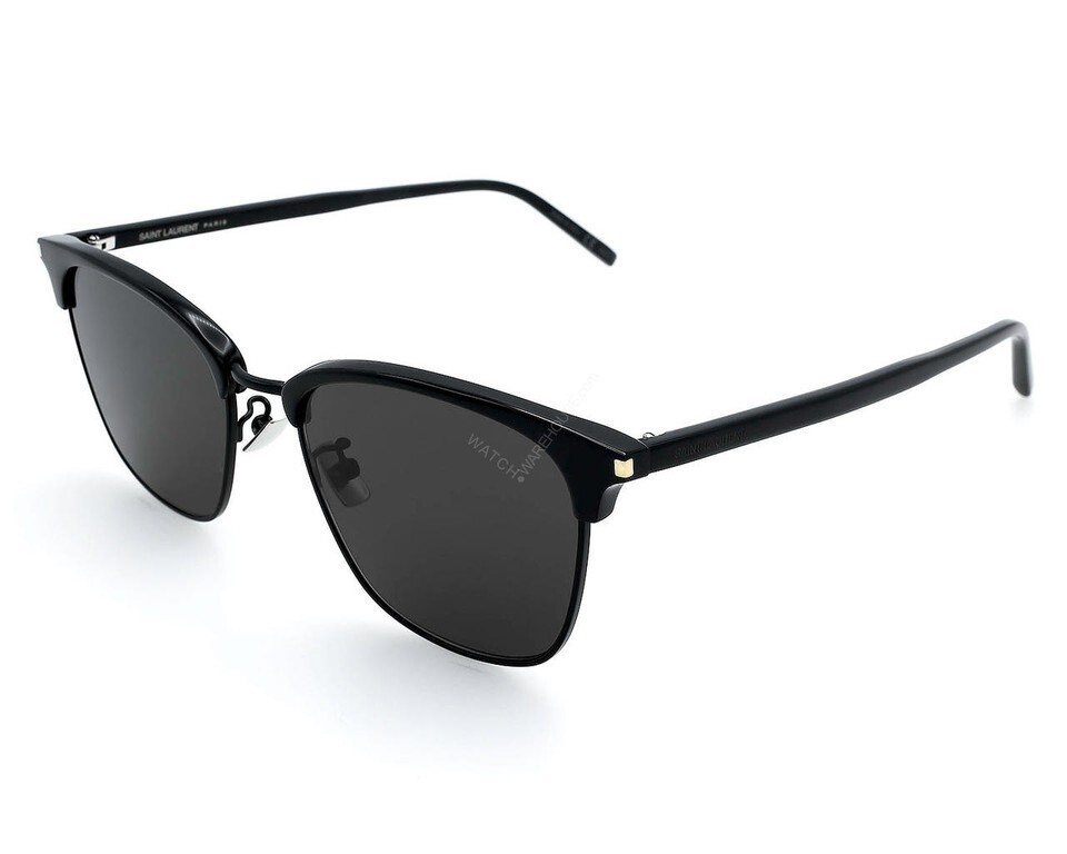 Occhiali da sole unisex Saint Laurent lenti nere 55 150 mm SL 326 K 001