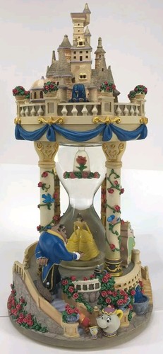 Disney Die Schöne und das Biest Sanduhr Schneekugel Lichter funktionieren mit Box lesen - Bild 1 von 20