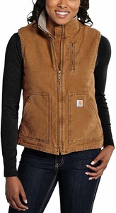Download Carhartt Women's Mock Neck Sherpa Lined Vest (Regular and ...