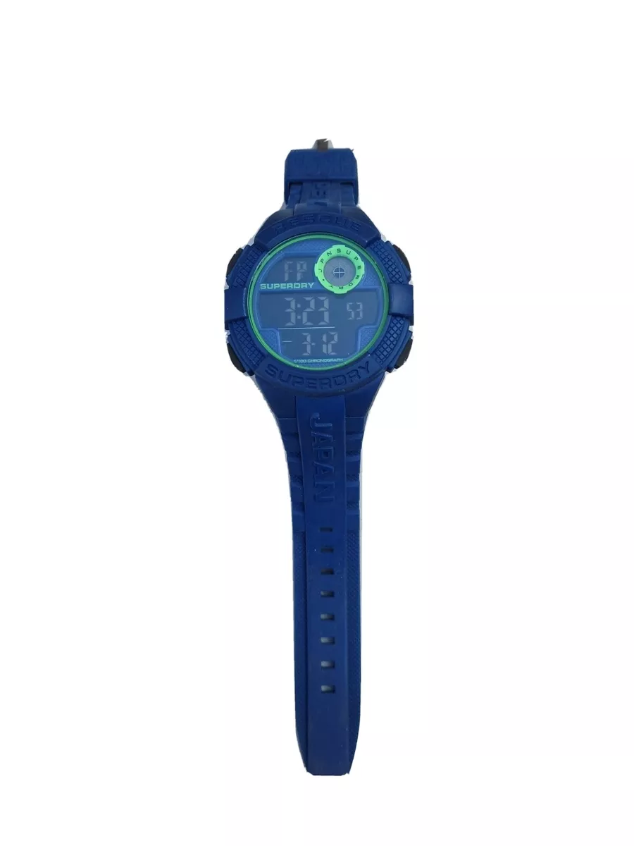 Rescue Superdry Blue watch SYG193U eBay