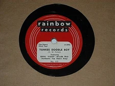 EDDIE "PIANO" MILLER-Yankee Doodle Boy (1951) RAINBOW 10" 78 RPM Single