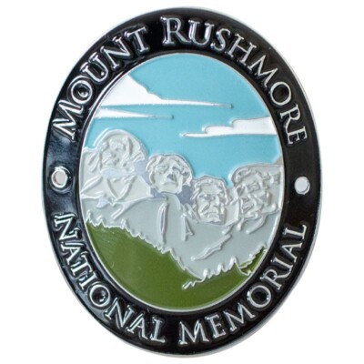 Mount Rushmore Walking Stick Medallion - South Dakota Memorial Hiking Gift Badge