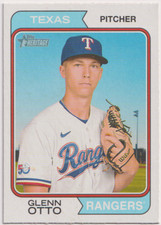 2023 Topps Heritage #210 Glenn Otto Texas Rangers