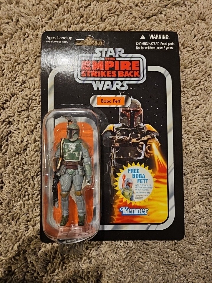 Hasbro Star Wars The Empire Strikes Back: Boba Fett Action Figure J1 ...