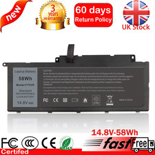 F7HVR Battery for Dell Inspiron 15 7537 17 7737 Series 062VNH T2T3J G4YJM 58Wh