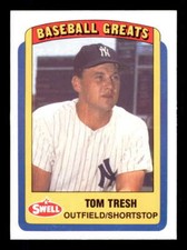 1990 Swell Baseball Greats #17 Tom Tresh Yankees NM