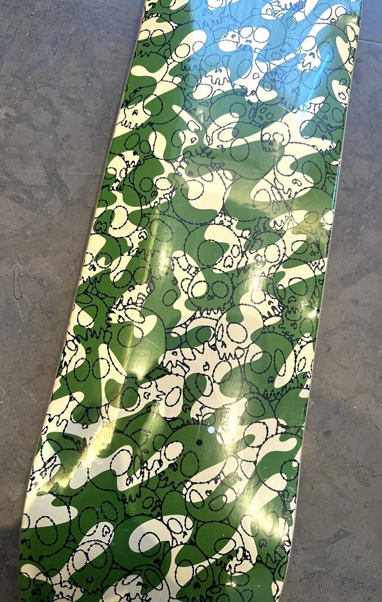 スケートボード Takashi Murakami Camo Skull Skateboard Takashi Murakami: Camo-Skull Skateboard Deck | Gagosian Shop