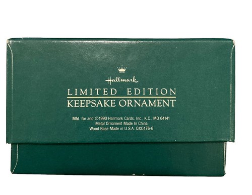 1990 HALLMARK Keepsake Ornament Collector's Christmas Limited Metal Locomotive - 第 12/12 張圖片