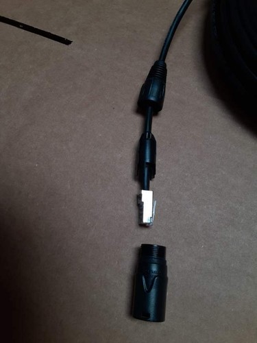 150FT PRO CAT6 Tactical Shielded w/Neutrik Ethercon RJ45 Digital Cable on reel - Picture 7 of 7