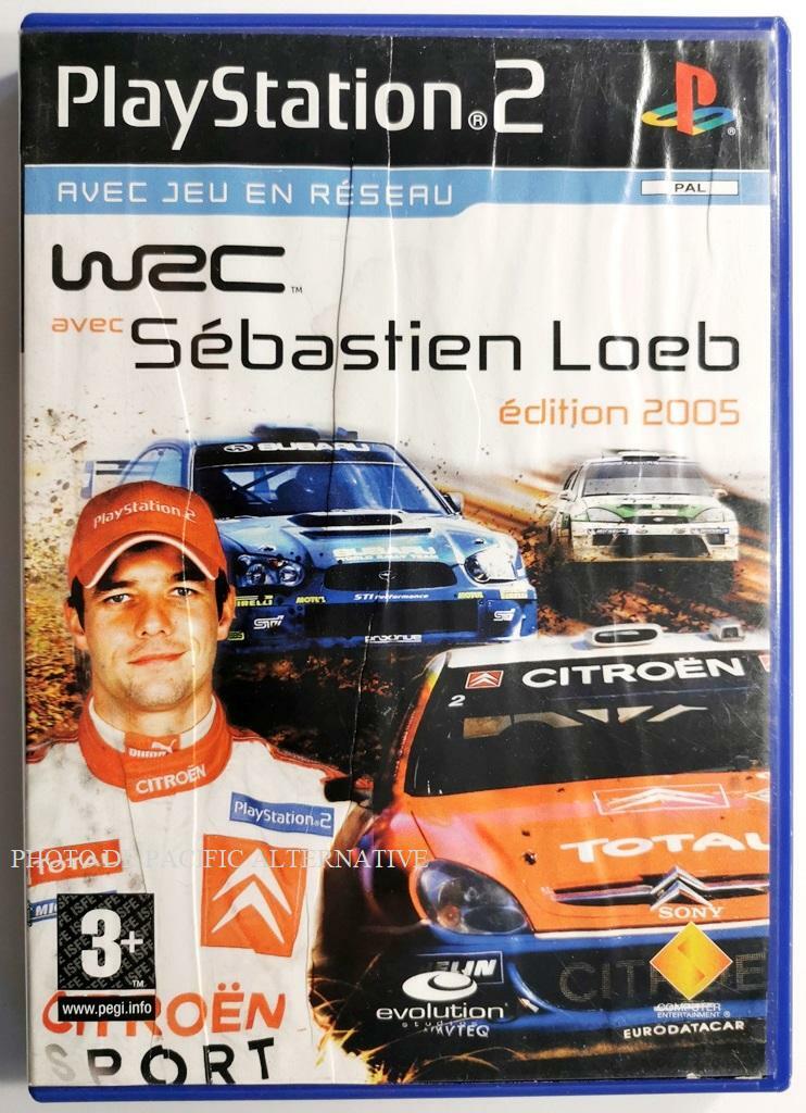 jeu WRC AVEC SEBASTIEN LOEB EDITION 2005 pour playstation 2 PS2 course COMPLET