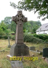 Photo 6x4 Bedstone churchyard The memorial cross of the Ripley family who c2006