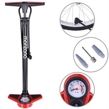 Pompe à air haute pression avec manomètre 7 bars pompe à pied vélo pompe à main