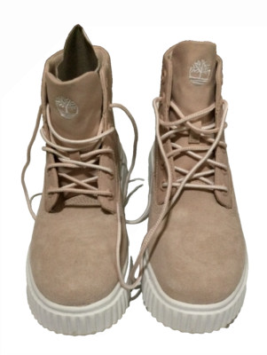 Timberland Cameo Rose Greyfield Boot, Pink Suede, US W 8.5(M), New