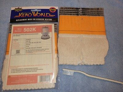 #ad KEROSUN OMNI 85 DEFGH KEROSENE HEATER *WICK *WICK CLEANING BRUSH amp; *GUIDE $14.99