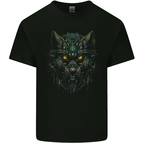 Cyber Wolf Werewolf Lycan Kids T-Shirt Childrens - Picture 3 of 3