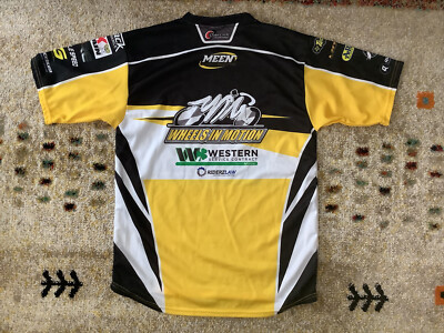 Meen Motorsports Wheels In Motion Outercircle Sportswear Jersey Shirt Small 