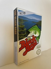 Black Bass complete box NINTENDO NES NO GAME with Booklet