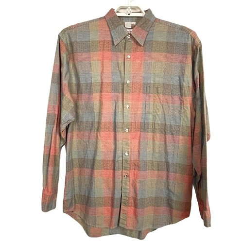 The Territory Ahead Herren Gr. XL blau rot kariert Knopfleiste Langarm Hemd - Bild 7 von 7