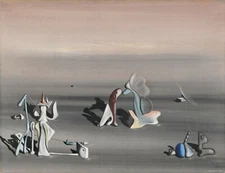 YVES TANGUY Surrealism Art Poster or Rolled Canvas Print "Certitude"