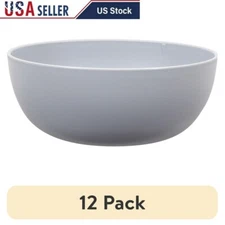 38OZ Plastic Cereal Bowls Set of 12 Microwave Dishwasher Safe Durable Party Use