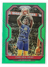 2021 Prizm WNBA Green Prizm #69 Chelsea Gray Las Vegas Aces Duke Blue Devils