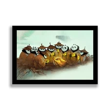 ANCIENT PANDAS - 11x17 Framed Movie Poster by Wallspace