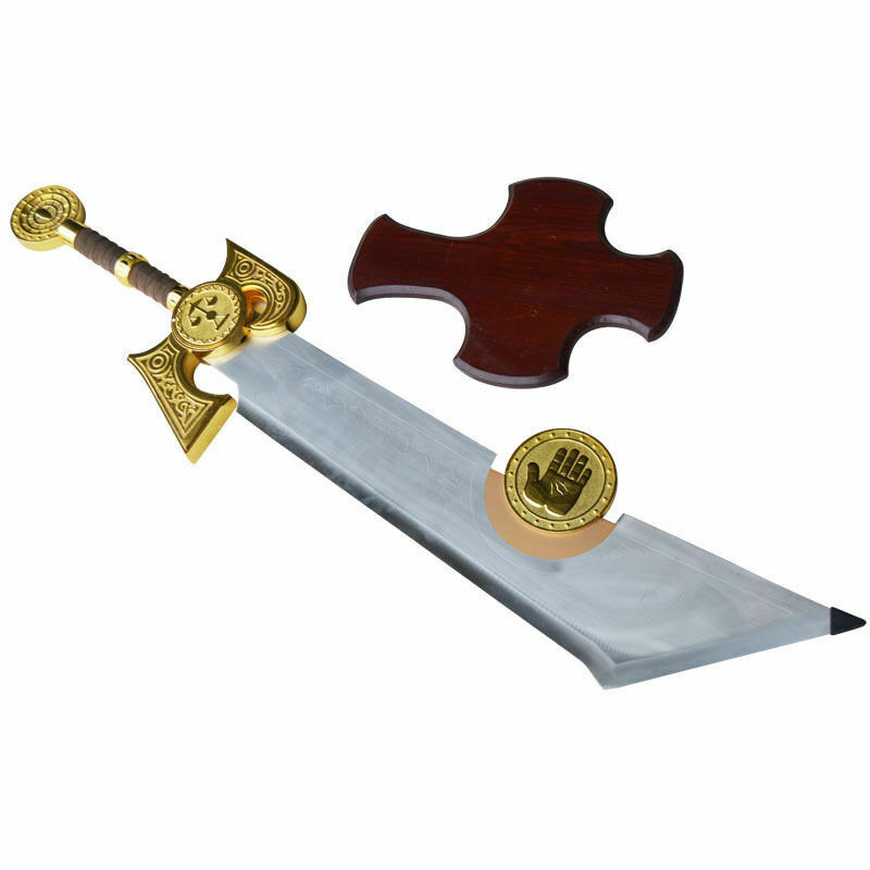WoW Craft Ashbringer Legendary Sword of the Scarlet Highlord w/Display  Plaque | eBay