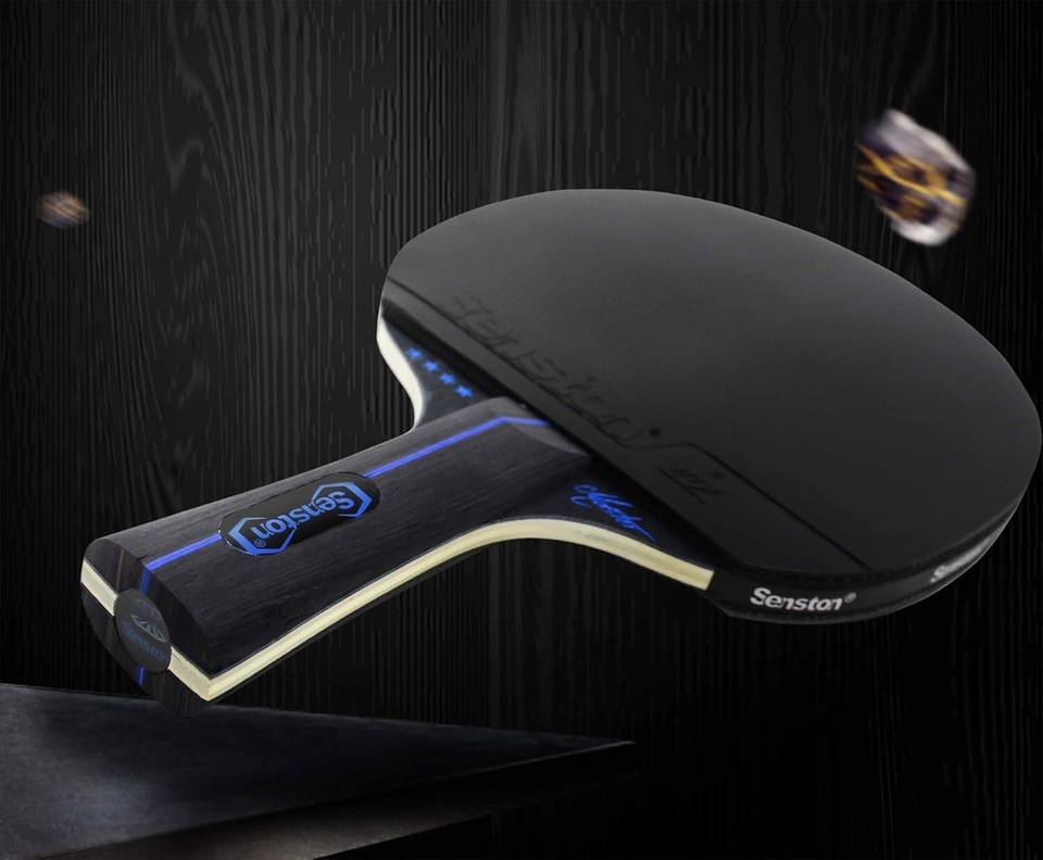 Senston Table Tennis Rackets with Balls Ping Pong Paddle Sets Table ...