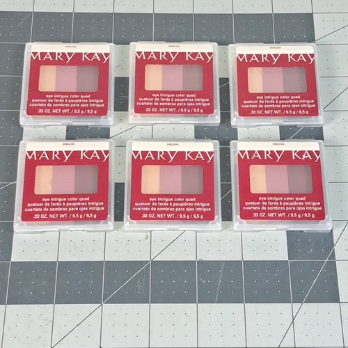 Lot Of 6 Mary Kay Eye Intrigue Color Quad 056226 .33 oz New