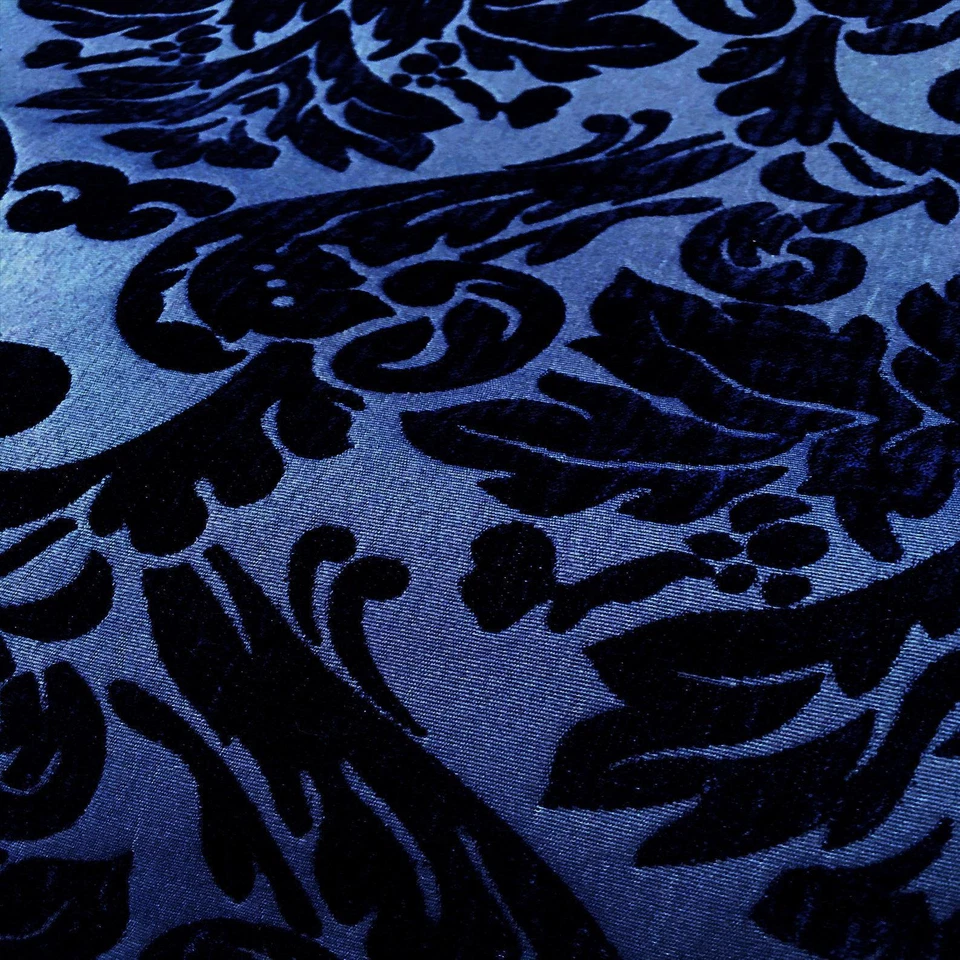 7 COLORS / Velvet Damask Tone on Tone Fabric - Image 4 of 4
