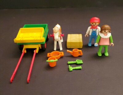 1992 PLAYMOBIL #3713 PONY RANCH HORSE WAGON - Incomplete | eBay