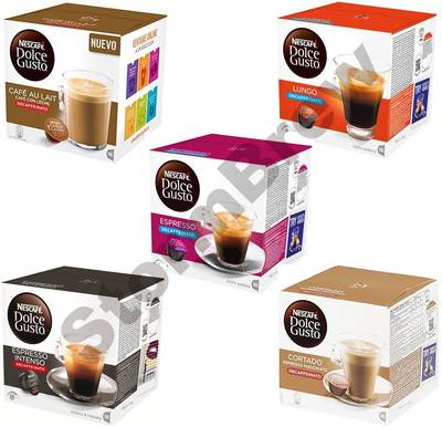 3x NESCAFE DOLCE GUSTO DECAF PACKS 