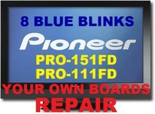 8 BLUE BLINKS REPAIR for YOUR BOARDS used in PIONEER PRO-151FD PRO-111FD 