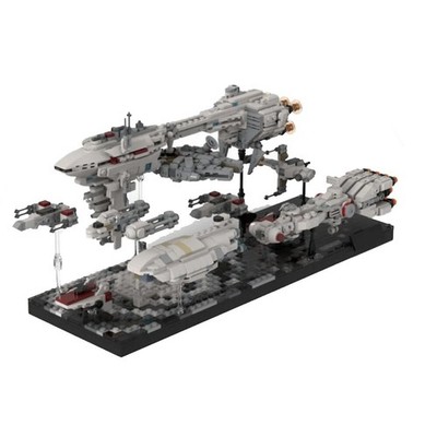 Micro Diorama EPISODE 5 : Last Scene REBEL FLEET 2003 Pieces MOC Build