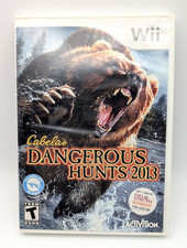 Nintendo Wii Cabela's Dangerous Hunts 2013 Game No Manual TESTED WORKS
