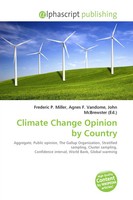 Frederic P. Miller (U. A.) | Climate Change Opinion By Country | Taschenbuch