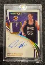 Jason Williams Autograph patch NBA 319192