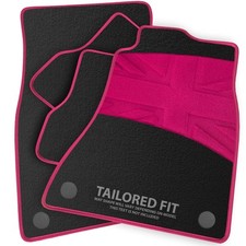 To fit Hyundai Pony X2 GSI 1993-1993 Tailored Car Mats Luxury Black [UFW]