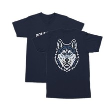 Cool Husky Mascot Basketball Spirit Graphic Unisex T-Shirt
