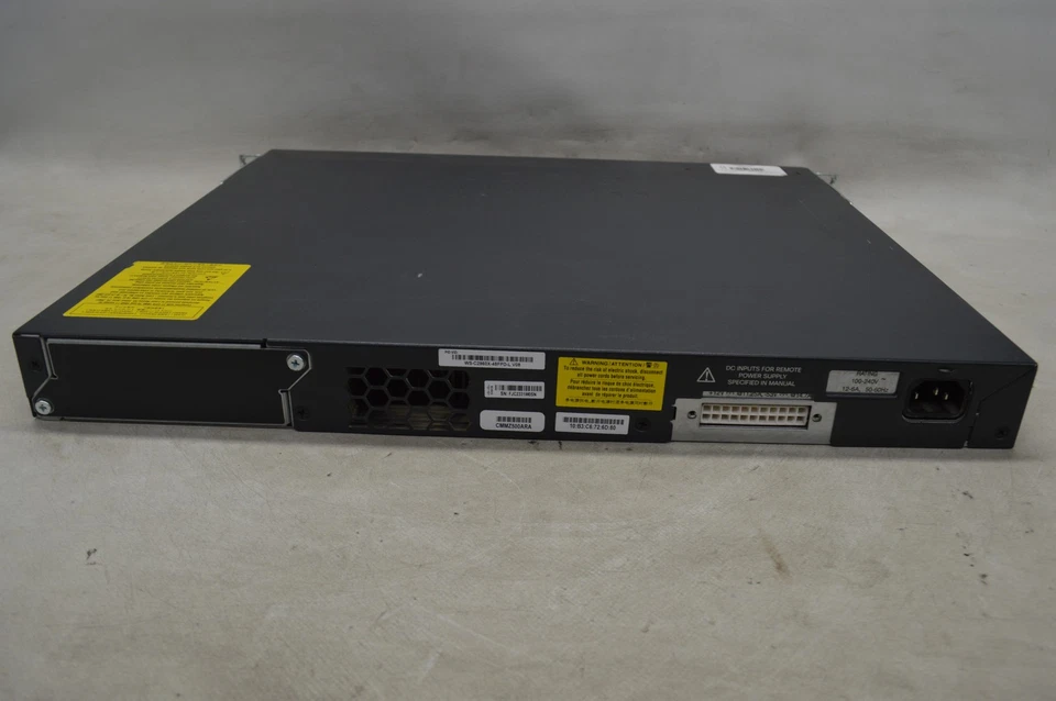 Cisco WS-C2960X-48LPD-L 48 Port Network Switch w/IOS File *No Power Cord* - Image 2 of 4