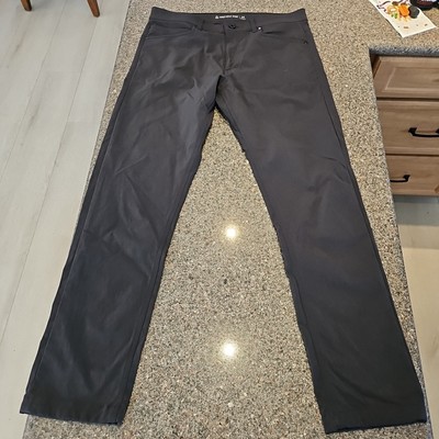 Western Rise Pants Mens 34x30 Black AT Pant Tech Performance Jeans 2-Way Stretch