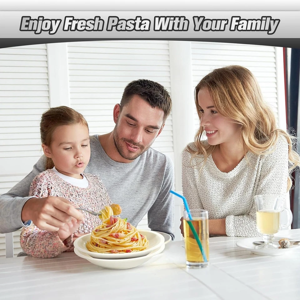 Stainless Steel Pasta Maker with 9 Settings – Perfect Gift for Cooking Lovers - Image 4 of 4