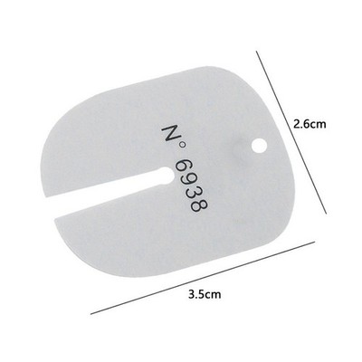 Essential Uhrenreparatur Zubehör für Zifferblattschutz 3,5x2,6cm Metall Silber