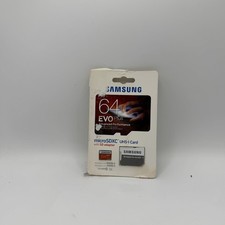 Samsung High Speed 64GB Micro SD Card+Adapter for HD Smartphones/Tablets/Cameras
