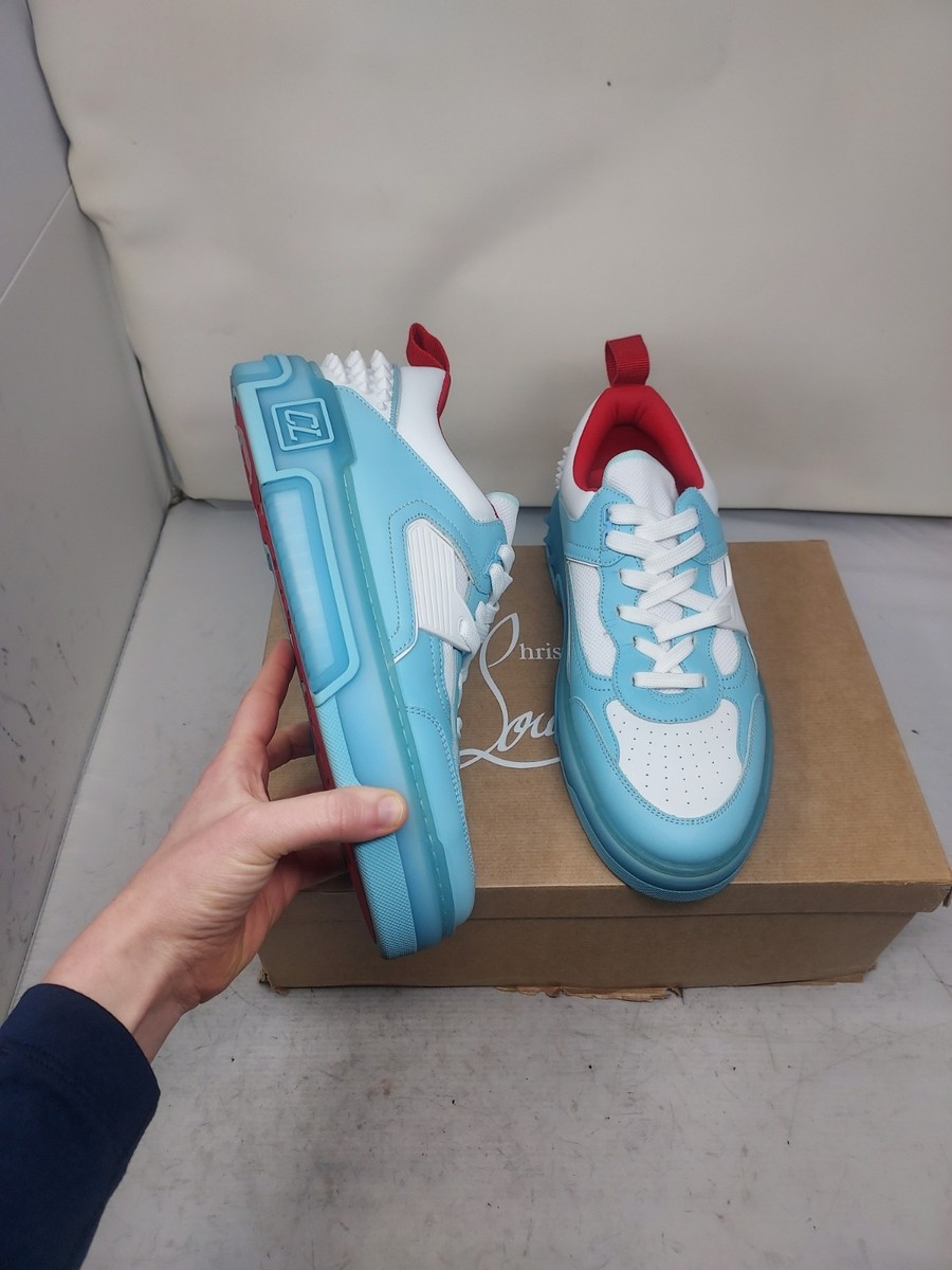 Christian Louboutin EU 45 US 12 MEN NEW Astroloubi Low Top Blue