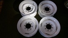 1961-1967-1973-1980-2004 FORD Truck, Van 16X6" 8 lug STEEL WHEELS Powder Coated